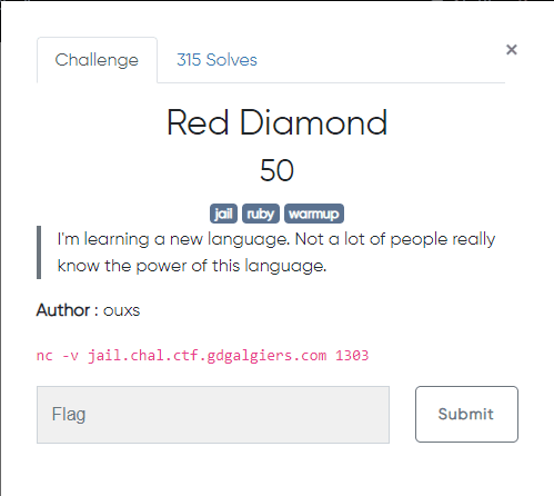 GDG-2022 -- Red Diamond