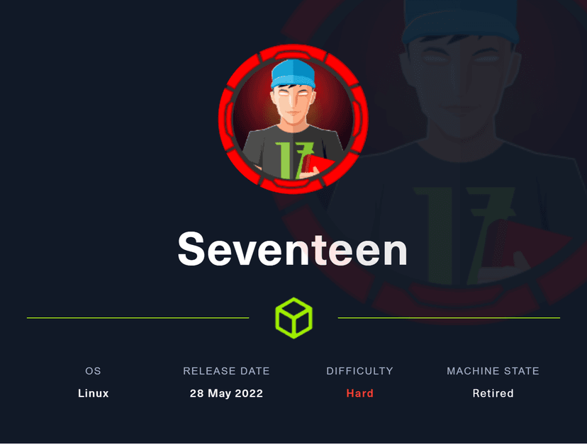 Seventeen -- HTB walkthrough